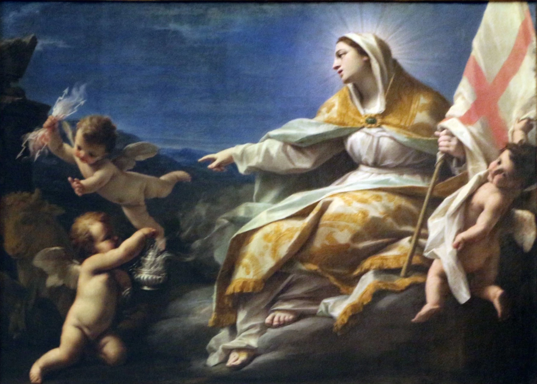 La chiesa annienta i pagani - Pinacoteca di arte antica di Palazzo Buonaccorsi e Galleria dell'Eneide, Macerata